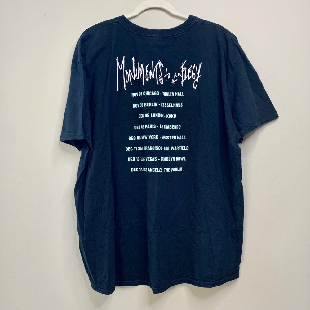 SMASHING PUMPKINS 2014 Original Tour T-Shirt 2XL Monuments To An Elegy Tee Top - Picture 2 of 6